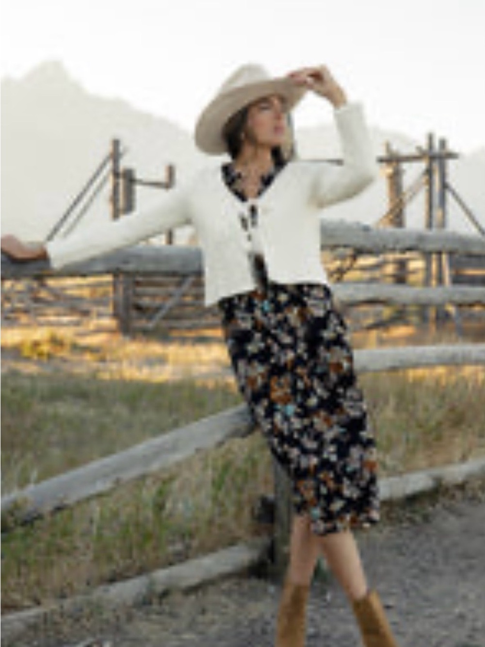 Roolee Nina Tie Front Knit Sweater Cardigan Ivory High Quality Small